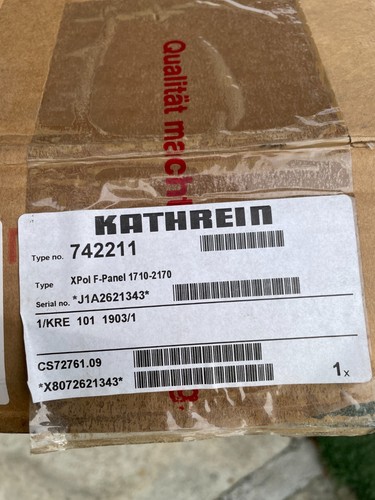 KATHREIN - 742211 - Antenna Panel 1710-2170MHz 88 16.8dbi HBW Xpol F-Panel - Photo 3/4