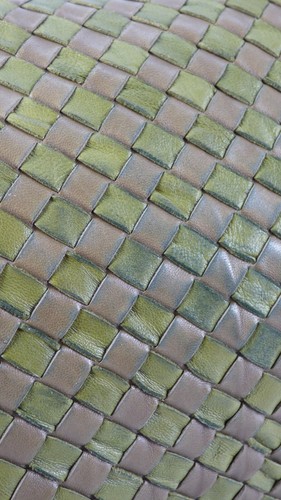 Bottega Veneta Bag Hobo Tote Intrecciato Large Vintage 2007 Green Taupe Slouchy - Picture 7 of 12
