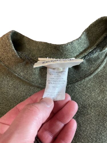 Vintage Artisans Hurricane Ridge Super Soft Olive Green Crewneeck Sweatshirt XL - Picture 3 of 7