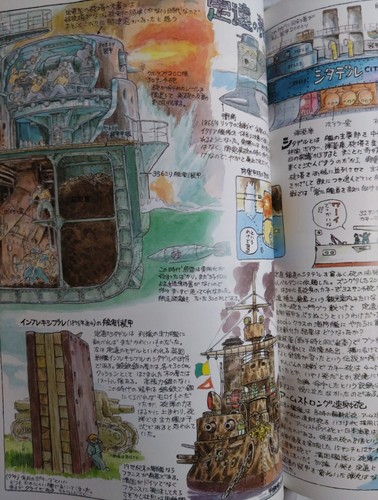 Hayao Miyazaki Daydream Note "Revised Edition" Ghibli Art & Japanese Ver.1997 - Picture 7 of 24