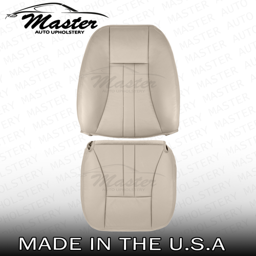 Cubierta de asiento de cuero tostado para conductor pasajero Chrysler Town & Country 2004-2007 - Imagen 26 de 27