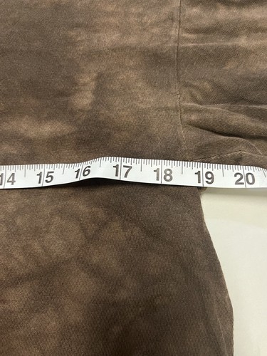 Vintage The Mountain Shirt Black Lab Brown Tie Dye Made In USA Y2K Thrashed XL - Picture 8 of 9