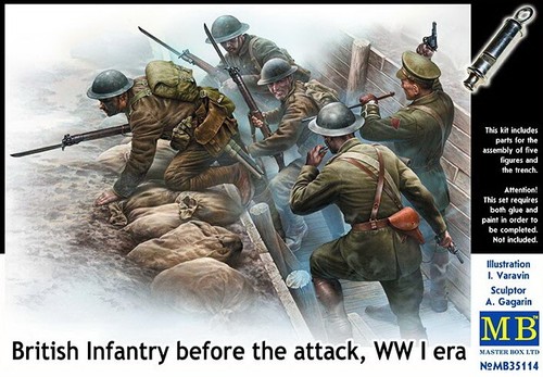 Master Box Soldiers of WW1 Great War sets 1/35 - Picture 1 of 13