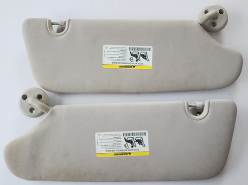2008-2016 Chrysler Town Country Dodge Caravan Sun Visor Beige LH RH - Picture 5 of 11