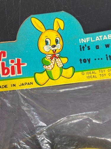 Ideal Conejo de Pascua Inflable Amarillo Japón Nuevo De Colección Aún Sellado 5053-4 - Imagen 5 de 13