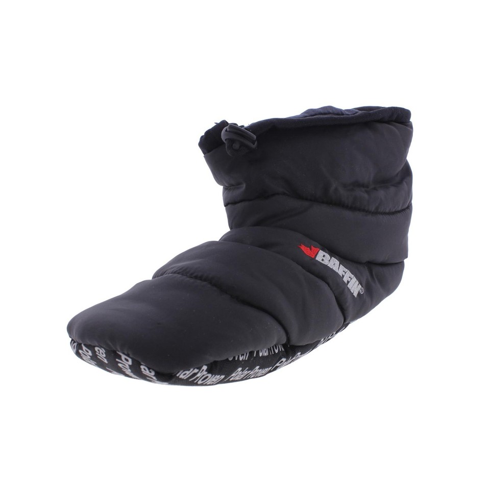 Baffin Unisex CUSH BOOTY Insulated Slipper, Black Size Medium ESF18426