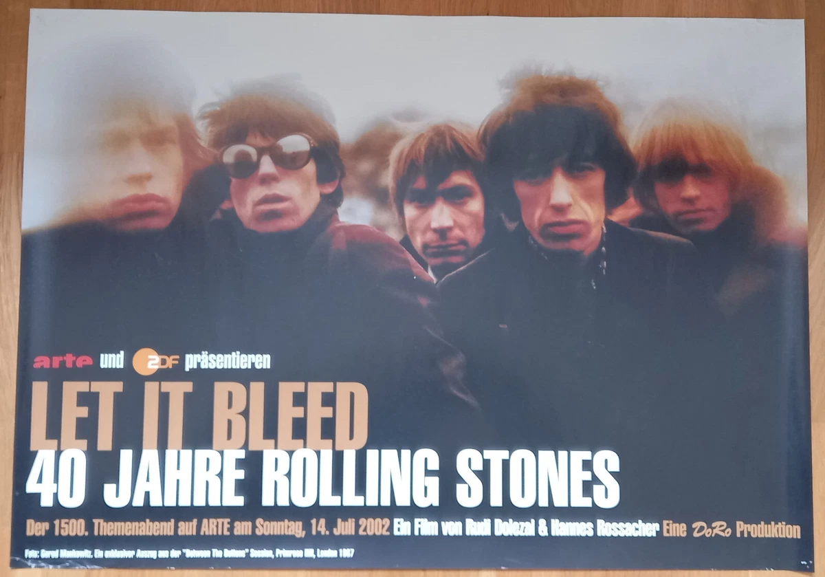 The Rolling Stones - Werbeplakat ZDF / Arte: 40 Jahre Rolling Stones