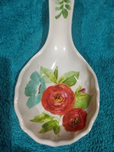The Pioneer Women Flowered Spoon Rester - Picture 3 of 4