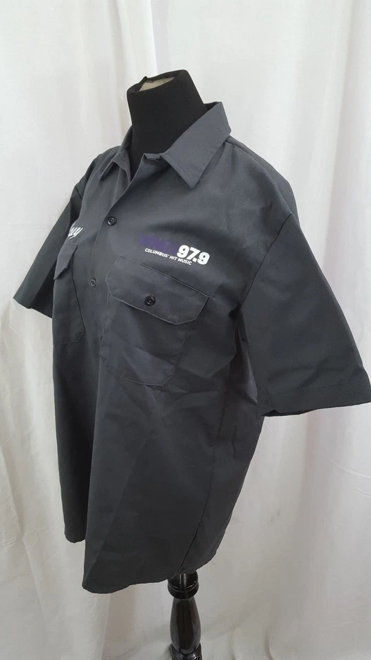 WNCI 97.9(R) Kelsey Webb's Promo Columbus Dickies Mujer Camisa Manga Corta Talla M Foto 3 de 4