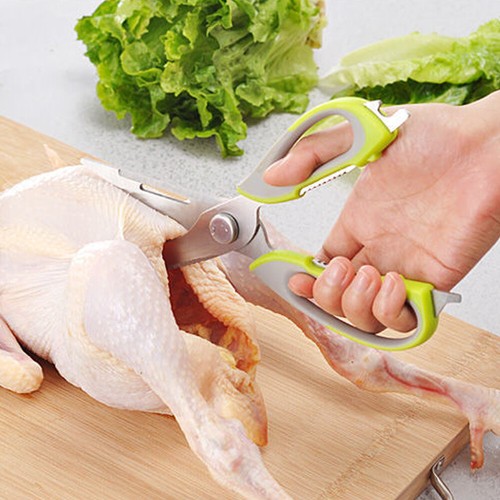 Heavy Duty Kitchen Scissors Sharp Stainless Steel Kitchen Shears Cooking Scissor - Picture 15 of 18