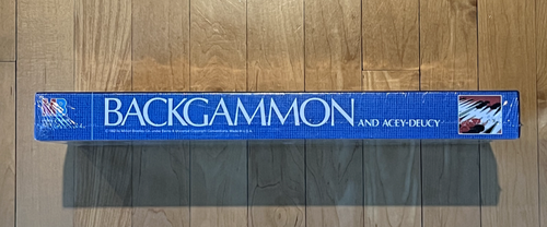Backgammon and Acey-Deucy Vintage Board Game by Milton Bradley 1982 New - Picture 4 of 6