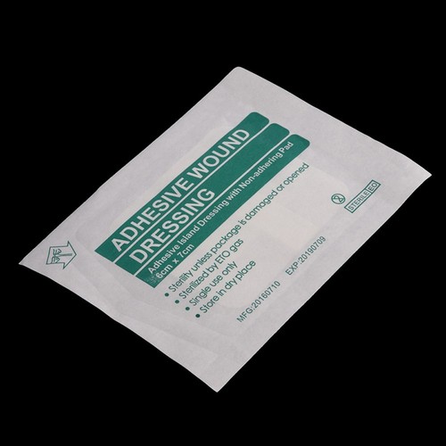 10×Non-woven Medical Adhesive Wound Band Dressing First Aid Bandage Gauze UDF89 - Picture 6 of 8