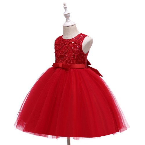 Girls sequins puffy Princess dress little girls dress for birthday wedding party - Picture 20 of 33