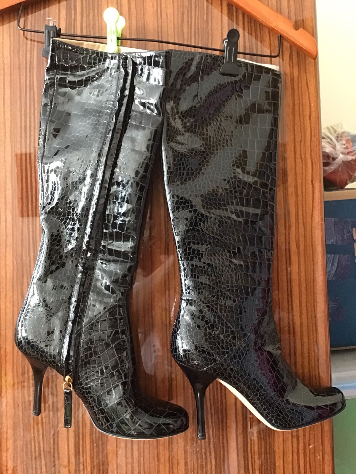 Sergio Rossi Genuine Python  Long Length Boots, P… - image 6