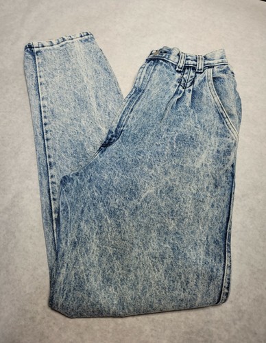 Vintage 1980's Congo Trader Acid Wash High Rise Jeans Women's Size 12 USA MOM - Picture 1 of 9