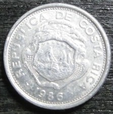 Costa Rica 25 Centimos 1986