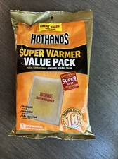 HotHands Body & Hand Super Warmers Lasts 18 Hours Per Warmer 10 Pack New