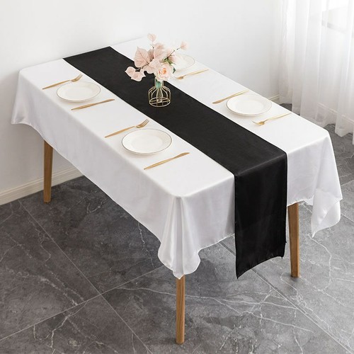 12"x108" inch Satin Table Runner Runners Chair Swags Wedding Party Christmas - Picture 34 of 43