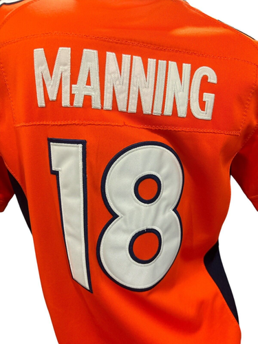 Nike Peyton Manning #18 Denver Broncos arancione NFL Nike Youth XL - cucite - Foto 5 di 12