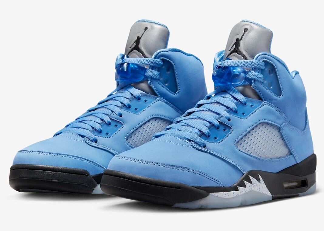 2023 Nike Air Jordan 5 Retro UNC University Blue Size 14 2023 Nike Air Jordan 5 Retro UNC University Blue Size 14