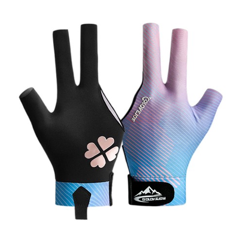Breathable Billiards Glove 3 Finger Sport Gloves For Left Hand High Elasticity - Picture 12 of 25