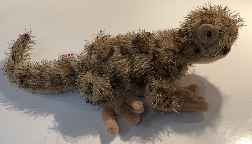 GANZ Webkinz 9" Plush Leopard Lizard HM198 Brown W/Leopard Spots No Code - Picture 3 of 6