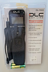 DLC Programmable Intervalometer DL-1593 for Sony E-mount Cameras A6300 A7SII
