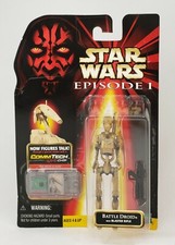 Star Wars Episode I Battle Droid with Blaster Rifle and CommTech Chip Figure NEW