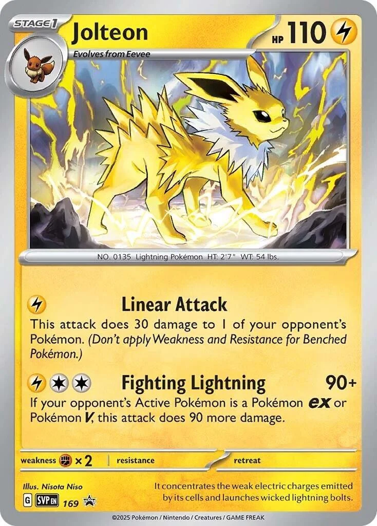 Jolteon Ex Pokémon Individual Cards for sale - eBay