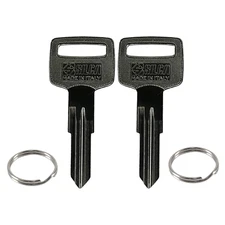 2 New Uncut Ignition Key Blanks For MG VOLVO DELOREAN Vehicles 1973 - 1983 VO73S