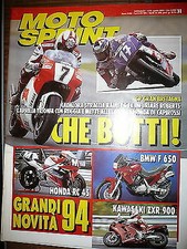 Moto Sprint  N.31  '93:BMW F 650,Kawasaki ZXR 900,Honda RC 45,Beta Tempo 50 FF09