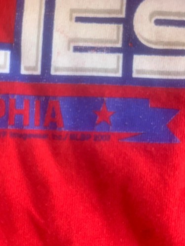 Lee Sport Philadelphia Phillies MLB Baseball Short Sleeve Hat Shirt Size XL - Picture 6 of 7