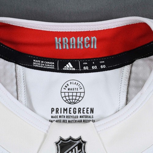 Adidas MiC Seattle Kraken Team Issue maglia bianca autentica - scegli taglia - Foto 11 di 20