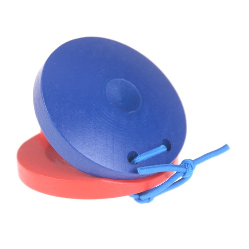 Kid Wooden Castanet Toy Children Musical Percussion Instrument TOY Gift>FFAUM DR - Afbeelding 6 van 11
