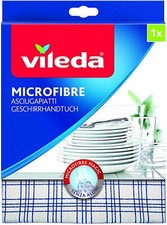 Vileda - Microfibre Plus Asciugapiatti, senza Aloni, 55 x 40 cm