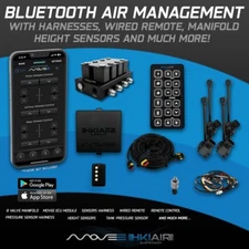 MOVEE - Bluetooth Air Management + 8 Solenoid Valve Manifold Air Ride Suspension