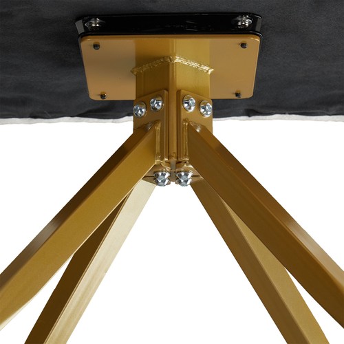 Esstisch Ausziehbar Massiv mit 4 Stühlen Bouclé Holz Essgruppe Set Homestyle4u - Bild 8 von 14