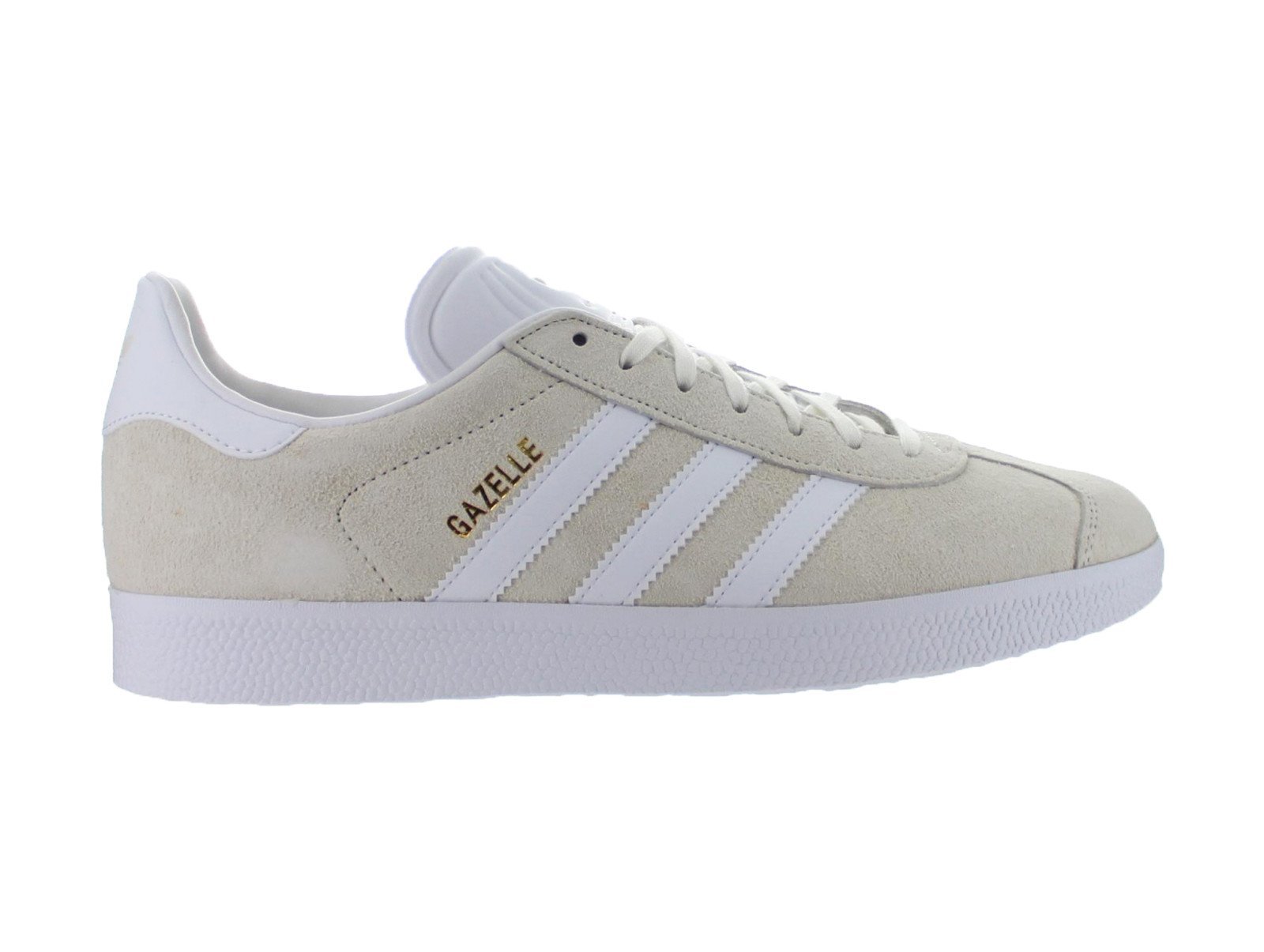 Mens Adidas Gazelle Off White Chalk White Metallic Gold BB5475 Mens Adidas Gazelle Off White Chalk White Metallic Gold BB5475