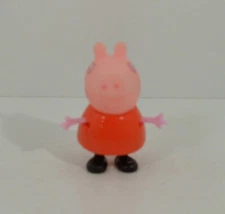 2003 Red Dress Peppa Pig 2" Jazwares Action Figure from Peppa Pig