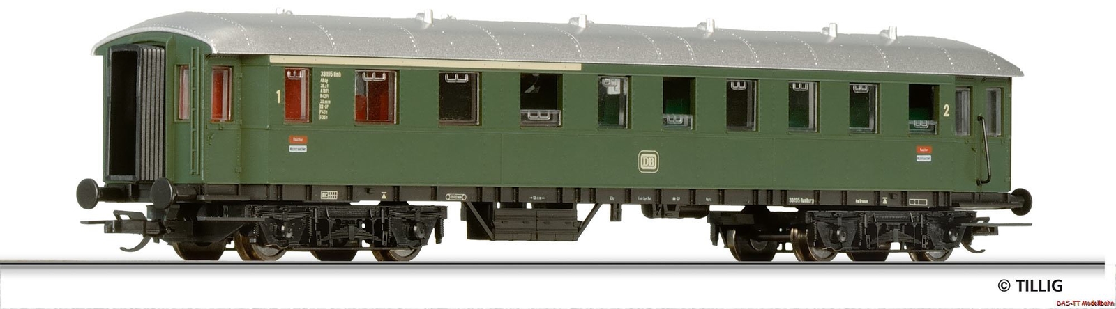 TT viajeros 1. 2. KL. ab4y DB EP. III Tillig 13334 nuevo TT viajeros 1. 2. KL. ab4y DB EP. III Tillig 13334 nuevo