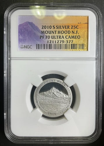 NGC PR70 2010-S Mount Hood Quarter 25c PERFECT PF70UC Blast White UC SILVER c1