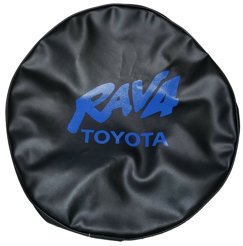 US Made SpareCover® - 29-in Blak Series Heavy Vinyl Tire Cover Fits Toyota Rav4 - Picture 8 of 11