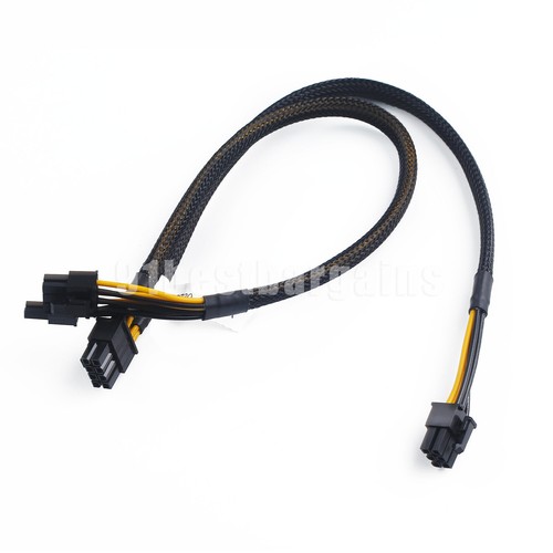 8pin to 6+8pin Power Cable for DELL R730 and Intel Xeon Phi GPU 35cm - Afbeelding 7 van 7