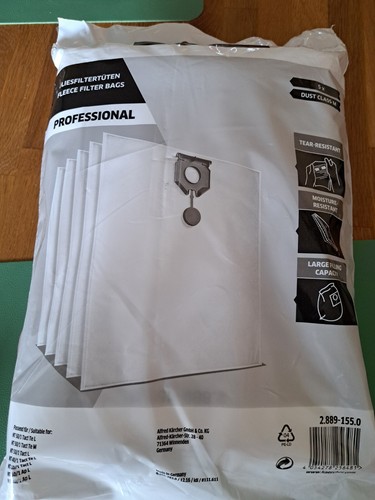 Vliesfiltertüten 5x Neu 2.889-155.0 - Bild 3 von 4