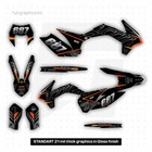 Graphics Kit fits Ktm Exc Exc-F 125 250 300 350 450 2014 2015 2016 Decals