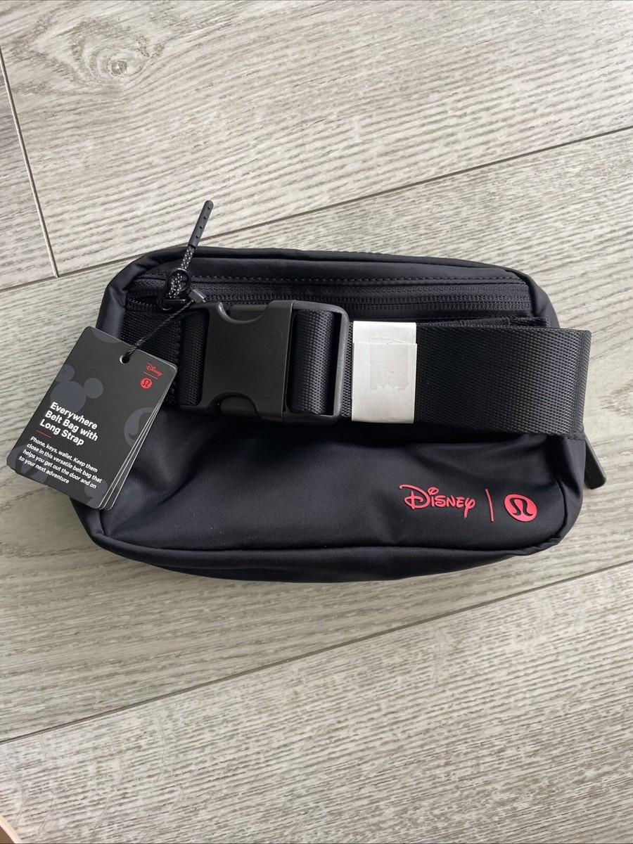 2024 Disney Lululemon Mickey Mouse Everywhere Black Belt Bag