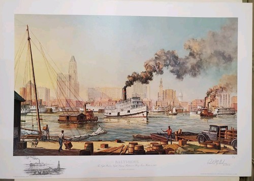 Paul McGehee "Baltimore" 1980 Signed AP Artist Proof Print With Remark - Picture 2 of 13