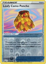 Reverse Holo Leafy Camo Poncho 160/195 Uncommon Silver Tempest Pokemon Trainer