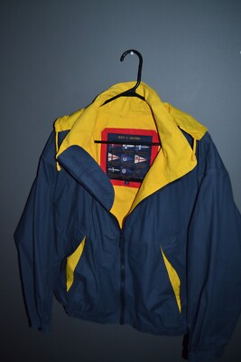 Paul & Shark M size Vintage Yachting Jacket Blue Yellow Bretagne