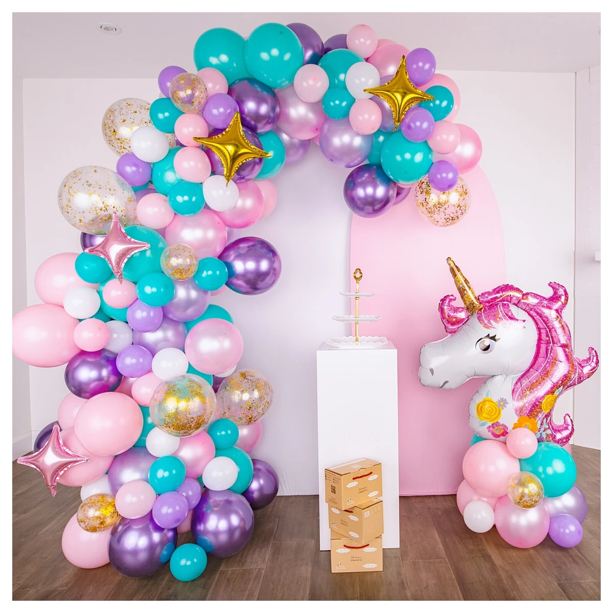 Unicorn cheap balloon arch